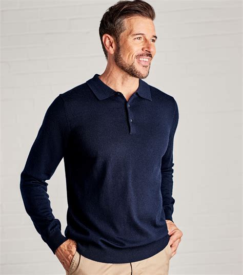 POLO SHIRT IN WOOL .